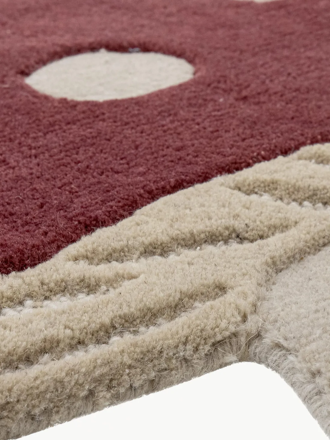 Alfombra infantil de lana Mushroom