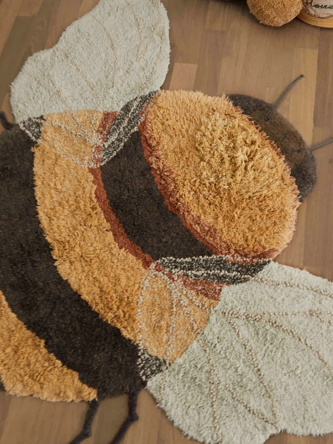 Alfombra infantil lavable Bee