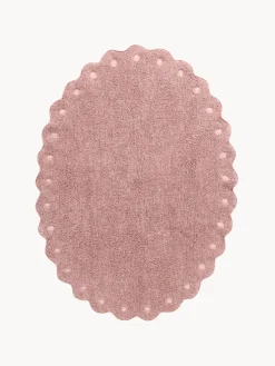 Alfombra infantil ovalada lavable Pine Cone