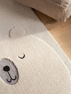 Alfombra infantil texturizada con borlas Momo