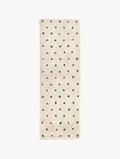 Alfombra mullida artesanal de pelo largo Ayana