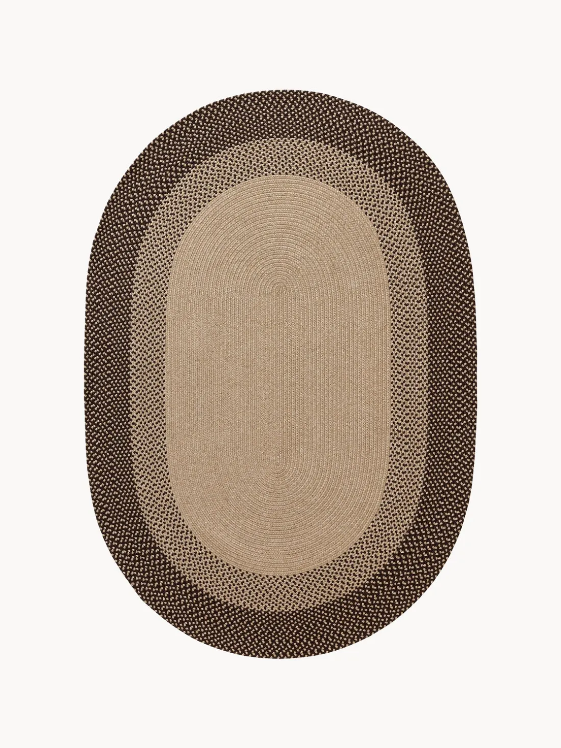 Alfombra ovalada de interior/exterior Nandi