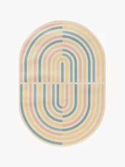 Alfombra ovalada de interior y exterior Candy