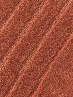 Alfombra redonda artesanal de lana Mason