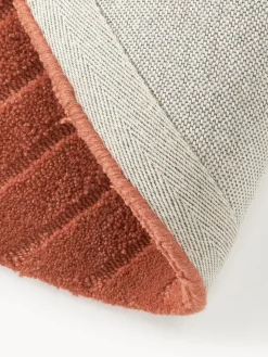 Alfombra redonda artesanal de lana Mason