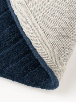 Alfombra redonda artesanal de lana Mason