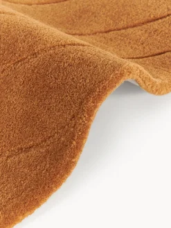 Alfombra redonda artesanal de lana Aaron