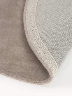 Alfombra redonda artesanal de lana Zayne