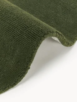 Alfombra redonda de algodón artesanal Lora