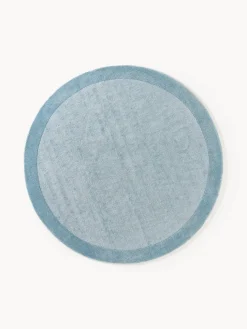 Alfombra redonda de pelo corto Kari