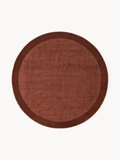 Alfombra redonda de pelo corto Kari