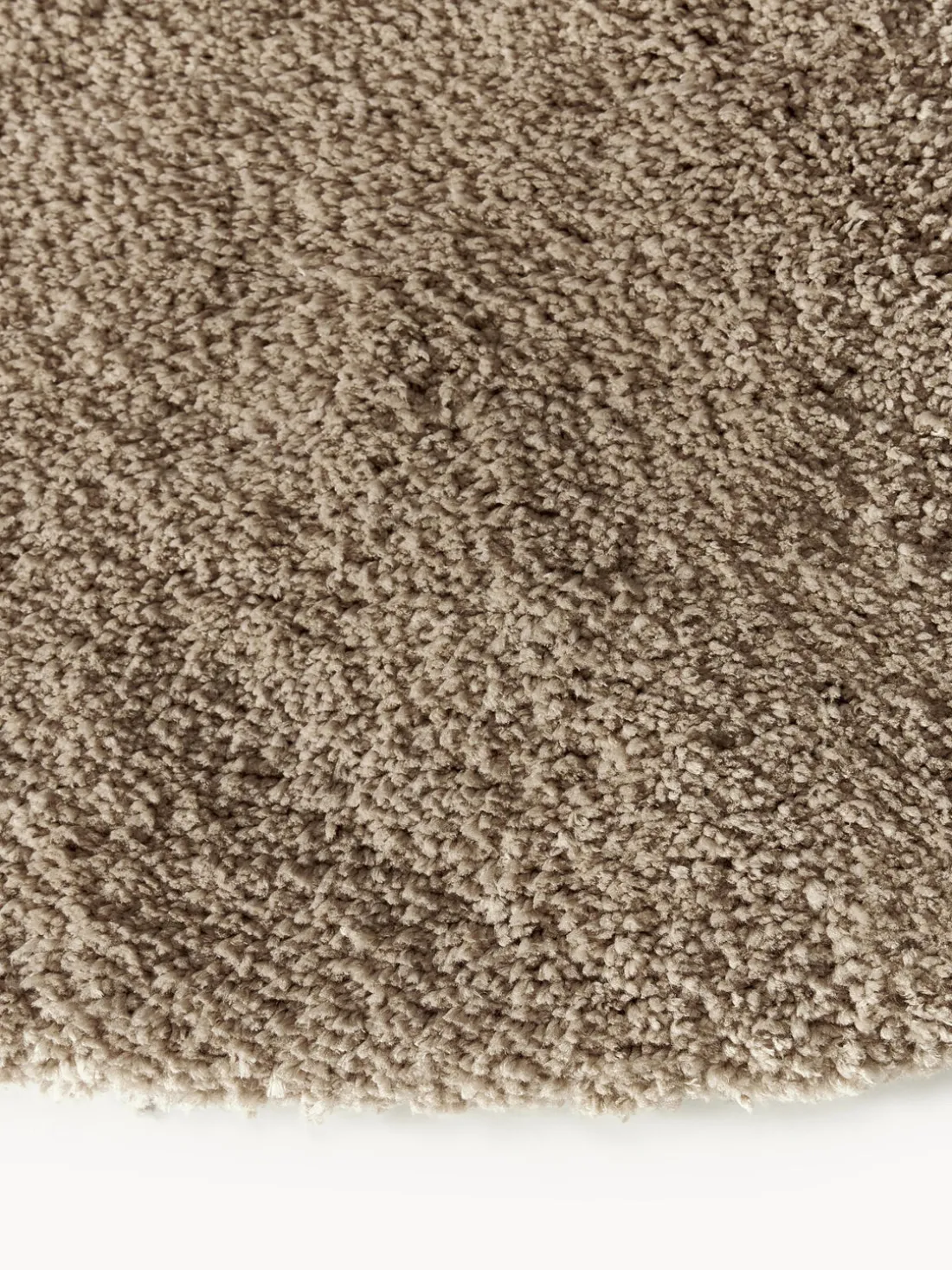 Alfombra redonda de pelo largo Leighton