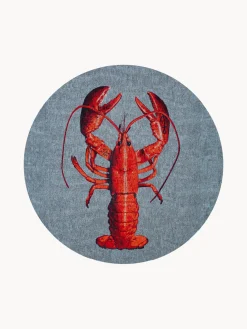 Alfombra redonda de pelo corto Pop