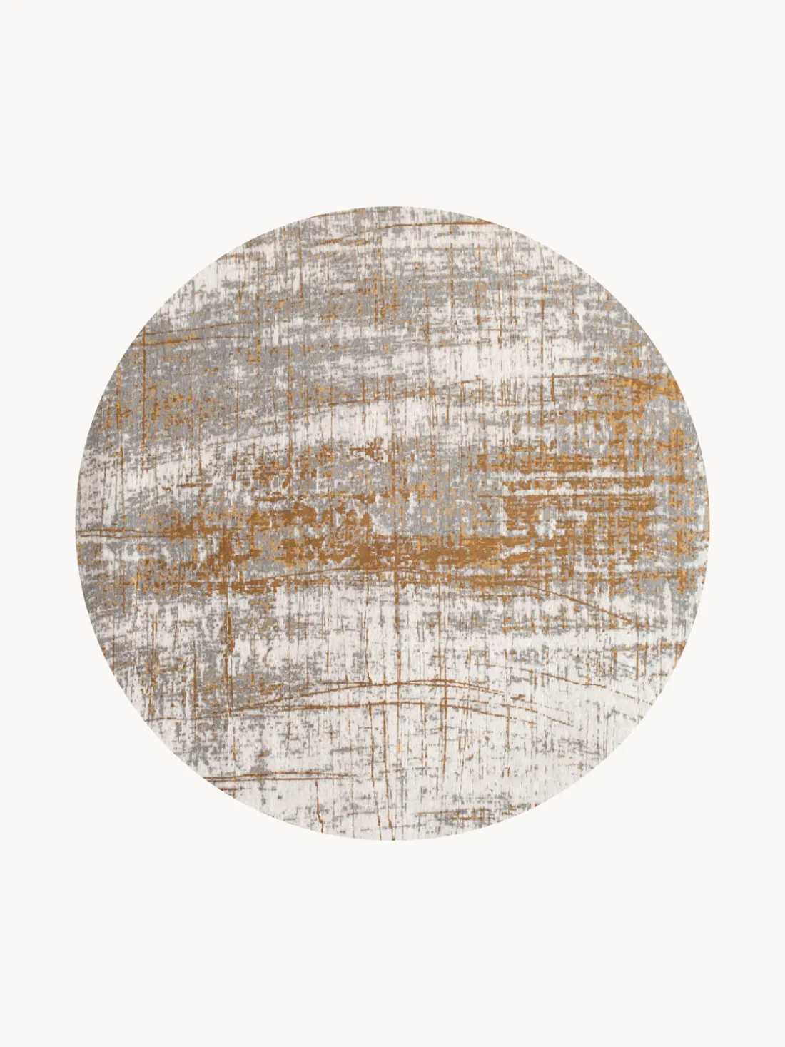 Alfombra redonda de pelo corto Grip