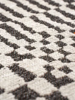 Alfombra redonda tejida Jacquard Barber