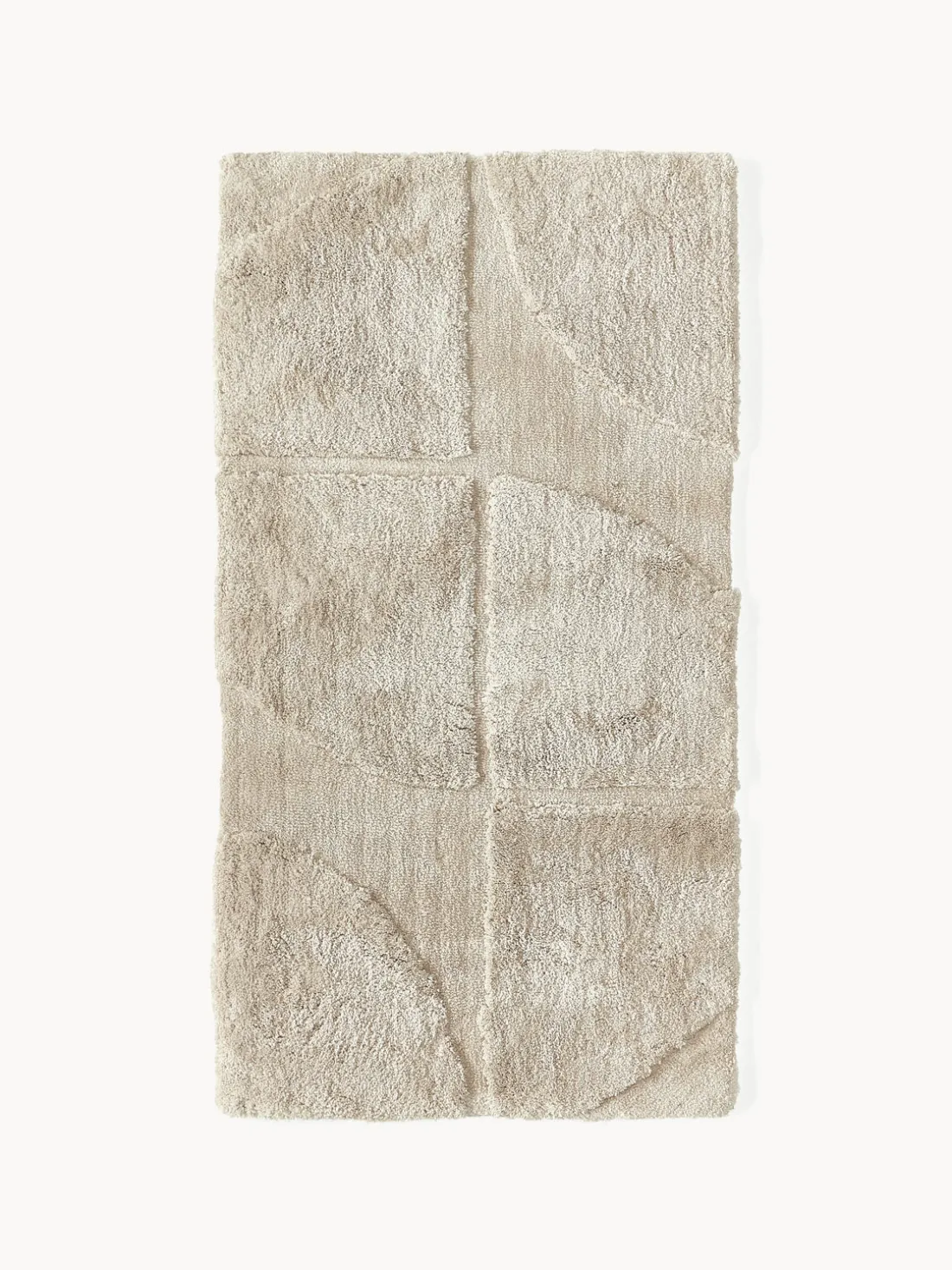 Alfombra texturizada de pelo largo Jade