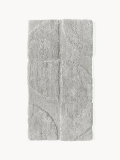 Alfombra texturizada de pelo largo Jade