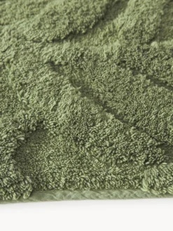 Alfombrilla de baño antideslizante con diseño en relieve Leaf