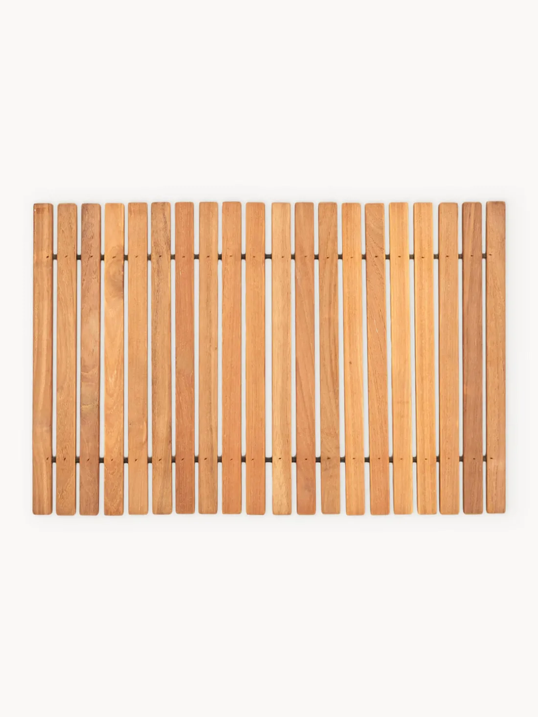 Alfombrilla de baño de madera de teca Anna