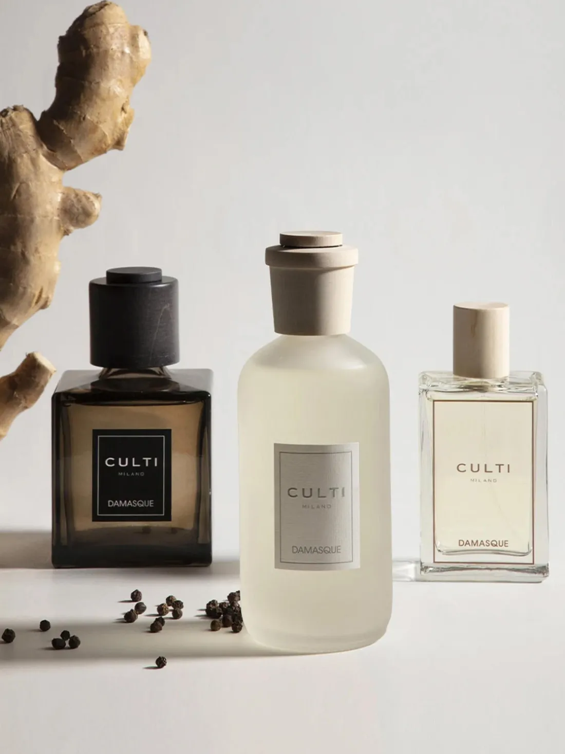 Ambientador Stile Damasque (jengibre, pimienta negra y madera de cedro), 500 ml