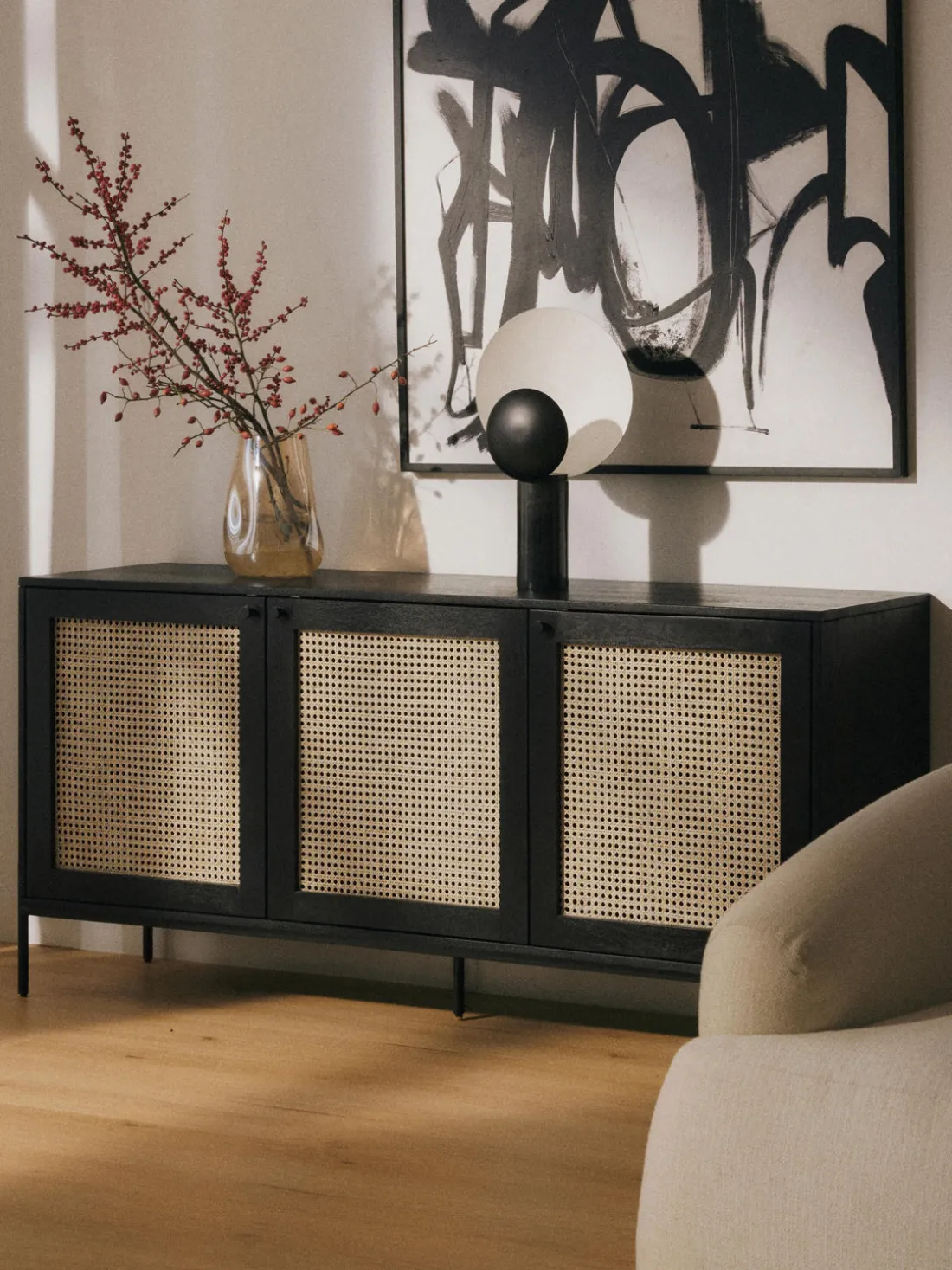 Aparador con tejido vienés Vienna