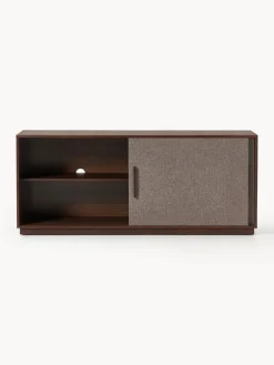 Aparador de madera con frente tapizado Wisp