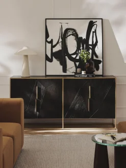 Aparador de madera de mango maciza Harry