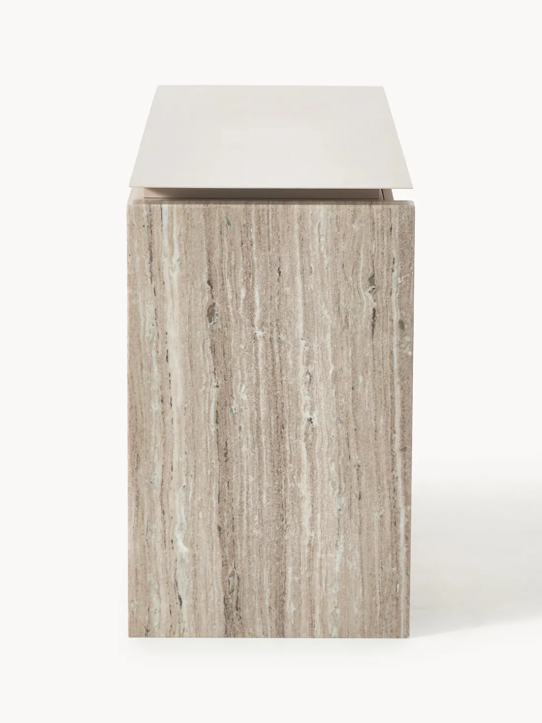 Aparador de mármol y metal Bruce