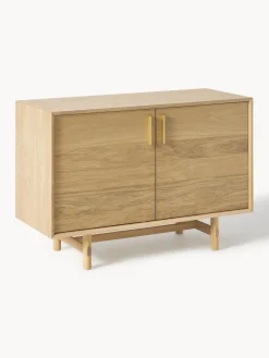 Aparador pequeño de madera de roble Diana