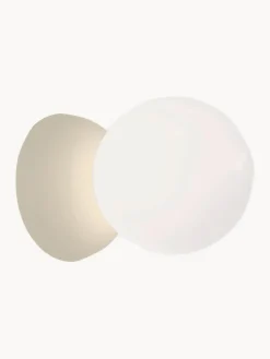 Aplique / Plafón pequeño de hormigón y vidrio Zero