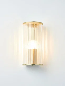 Aplique de vidrio estriado Emmi