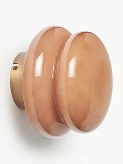 Aplique de vidrio opalino Baya