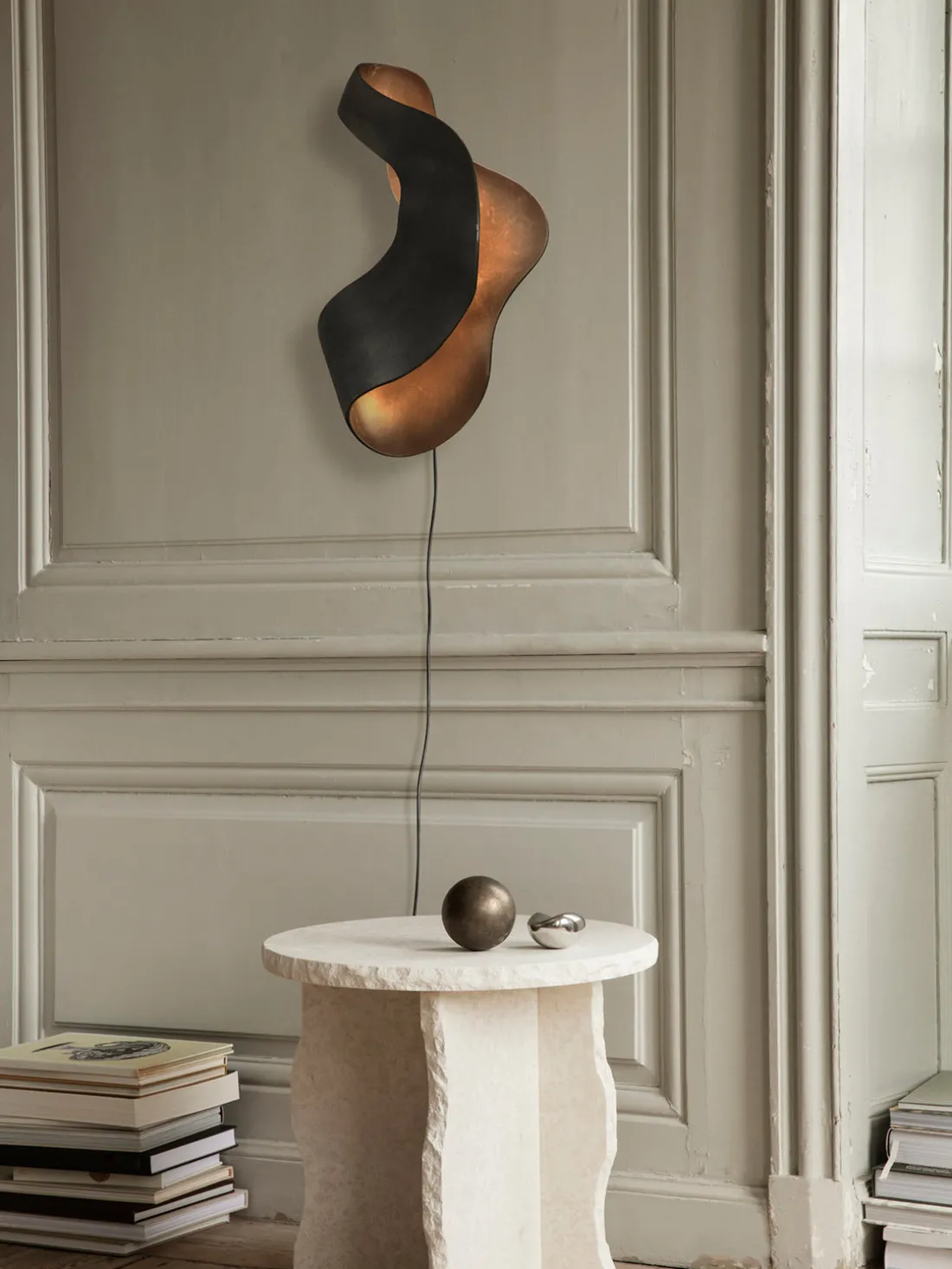 Aplique grande LED regulable Oyster