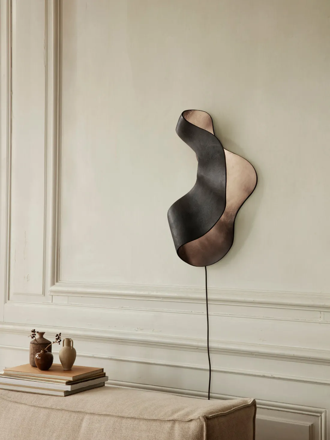 Aplique grande LED regulable Oyster