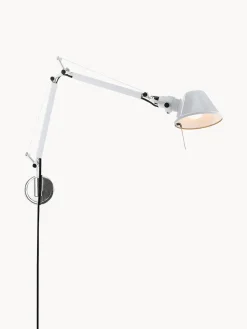 Aplique grande orientable Tolomeo Micro, con enchufe