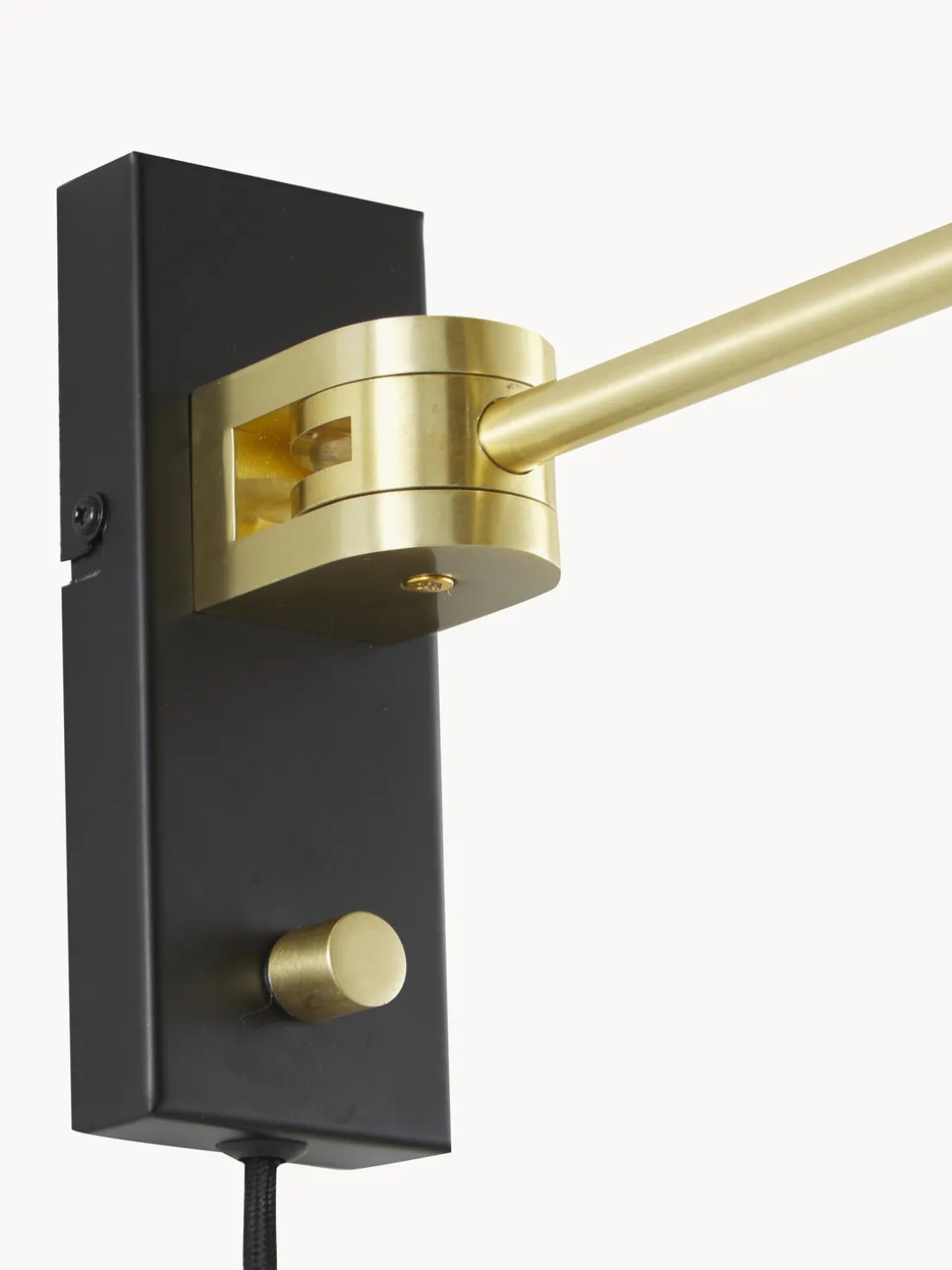 Aplique grande regulable con enchufe Larry