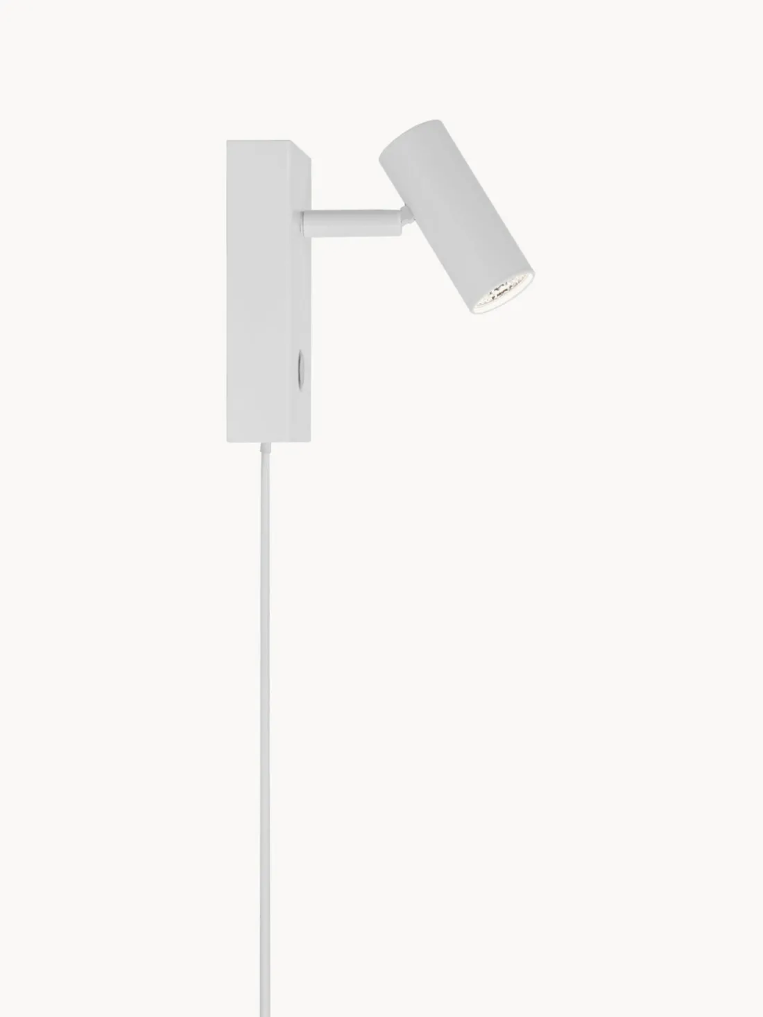 Aplique pequeño LED regulable Omari, con enchufe