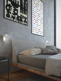 Aplique pequeño LED Toggle, pantalla orientable