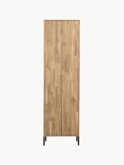 Armario de madera de roble con frente acanalado Avourio