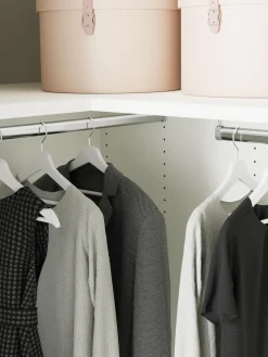 Armario esquinero modular Simone, 3 puertas (165 cm), variantes diferentes