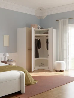 Armario esquinero modular Charlotte, 3 puertas (165 cm), diferentes variantes