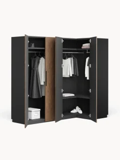 Armario esquinero modular Simone, 4 puertas (215 cm), diferentes variantes