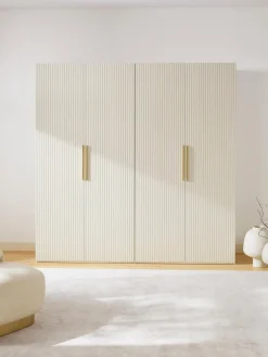 Armario modular con puertas giratorias Simone, An 200 cm, variantes diferentes