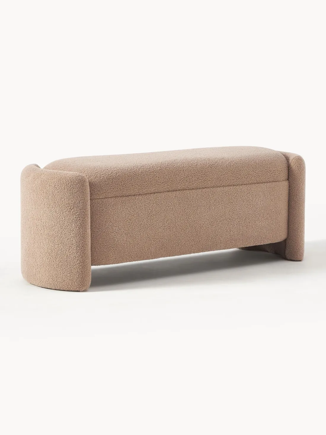 Banco de borreguillo con espacio de almacenamiento Benji