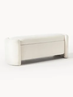 Banco de borreguillo con espacio de almacenamiento Benji