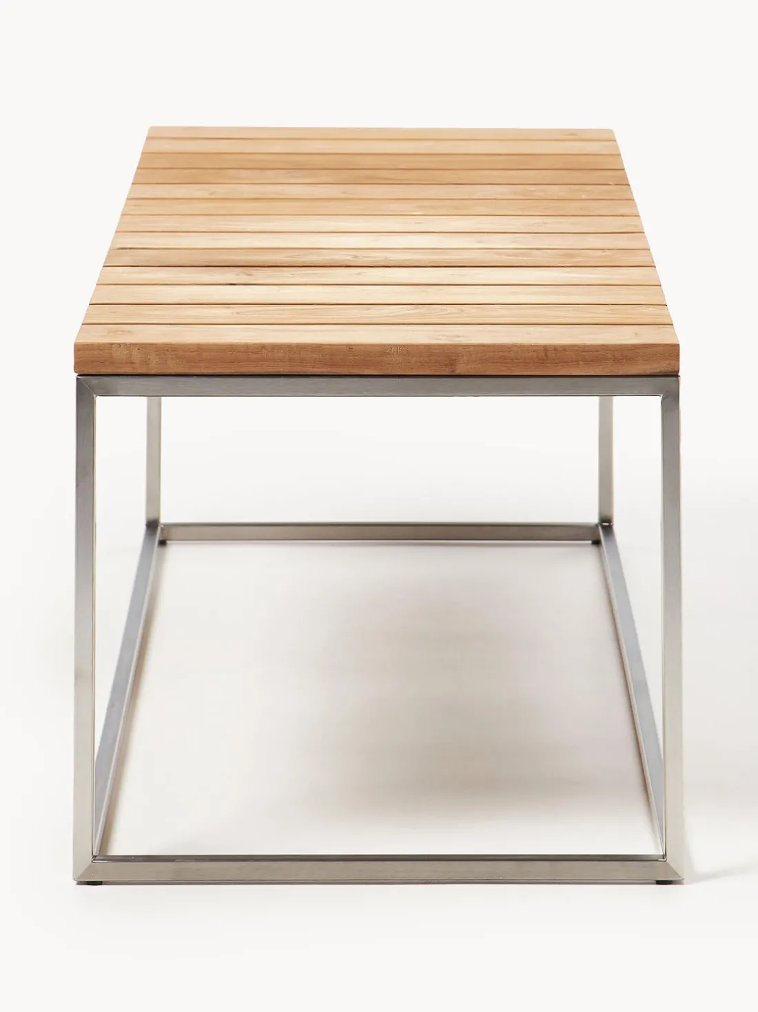 Banco de jardín de madera de teca Lux