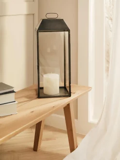 Banco de madera de roble Melfort