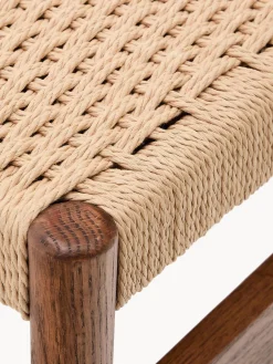 Banco de madera de roble Zaide