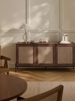 Banco en terciopelo con espacio de almacenamiento Woldorf