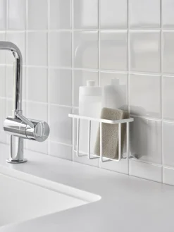 Bandeja de baño con ganchos adhesivos Tower